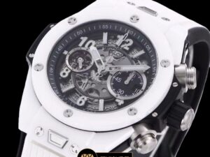 Hublot Big Bang Unico Beyaz Seramik HUB1280 İskelet Kadran Super Clone ETA