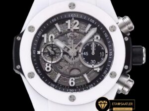 Hublot Big Bang Unico Beyaz Seramik HUB1280 İskelet Kadran Super Clone ETA