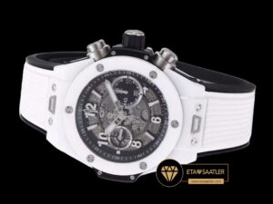 Hublot Big Bang Unico Beyaz Seramik HUB1280 İskelet Kadran Super Clone ETA