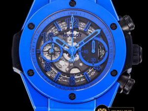 Hublot Big Bang Unico Mavi Seramik HUB1280 İskelet Kadran Super Clone ETA