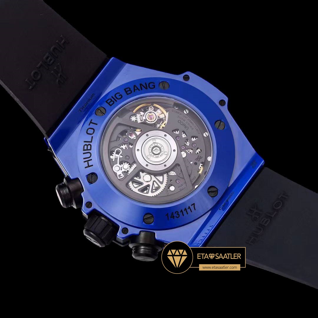 Hublot Big Bang Unico Mavi Seramik HUB1280 İskelet Kadran Super Clone ETA