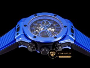 Hublot Big Bang Unico Mavi Seramik HUB1280 İskelet Kadran Super Clone ETA