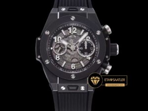 Hublot Big Bang Unico Siyah Seramik HUB1280 İskelet Kadran Super Clone ETA