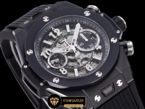 Hublot Big Bang Unico Siyah Seramik HUB1280 İskelet Kadran Super Clone ETA