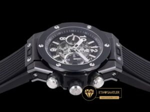 Hublot Big Bang Unico Siyah Seramik HUB1280 İskelet Kadran Super Clone ETA