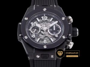 Hublot Big Bang Unico Siyah Seramik HUB1280 İskelet Kadran Super Clone ETA