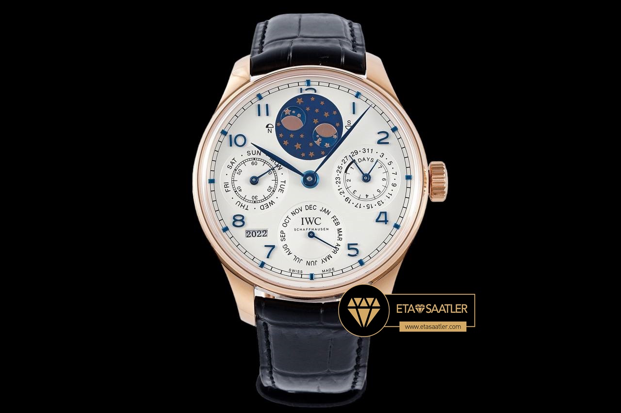 IWC Portuguese IW503405 Rose Perpetual Calendar Super Clone ETA