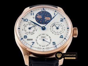 IWC Portuguese IW503405 Rose Perpetual Calendar Super Clone ETA