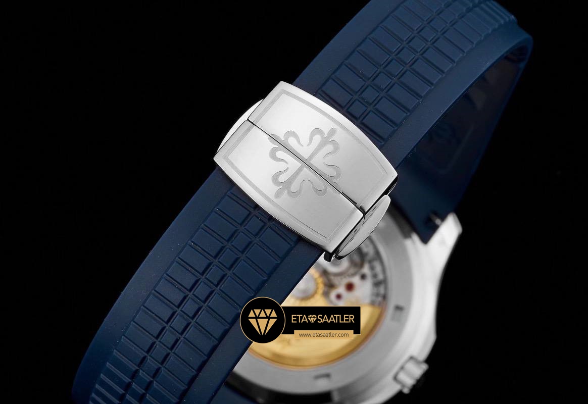 Patek Philippe Aquanaut 5167 Mavi Kadran 40mm Super Clone ETA (4) Patek Philippe Aquanaut 5167 Mavi Kadran 40mm Super Clone ETA