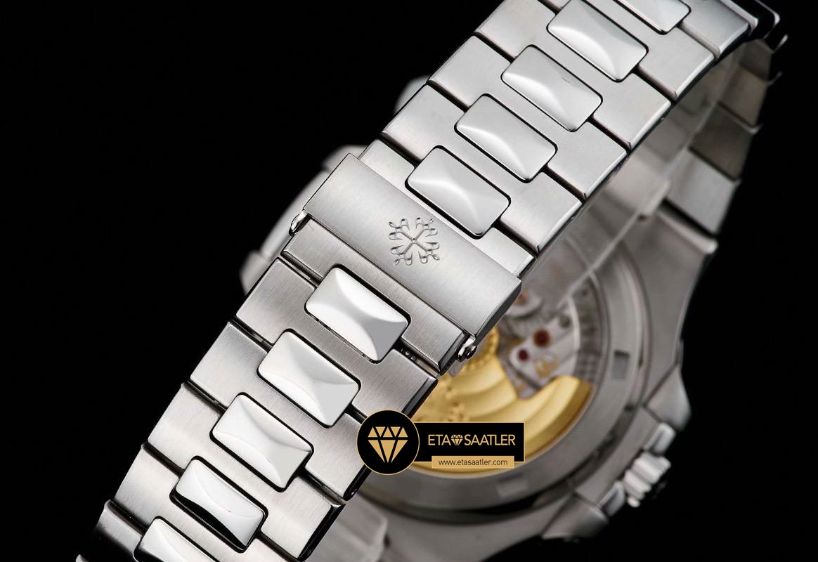 Patek Philippe Aquanaut 5167 Taşlı Bezel Mavi Kadran 40mm Super Clone ETA (7) Patek Philippe Aquanaut 5167 Taşlı Bezel Mavi Kadran 40mm Super Clone ETA