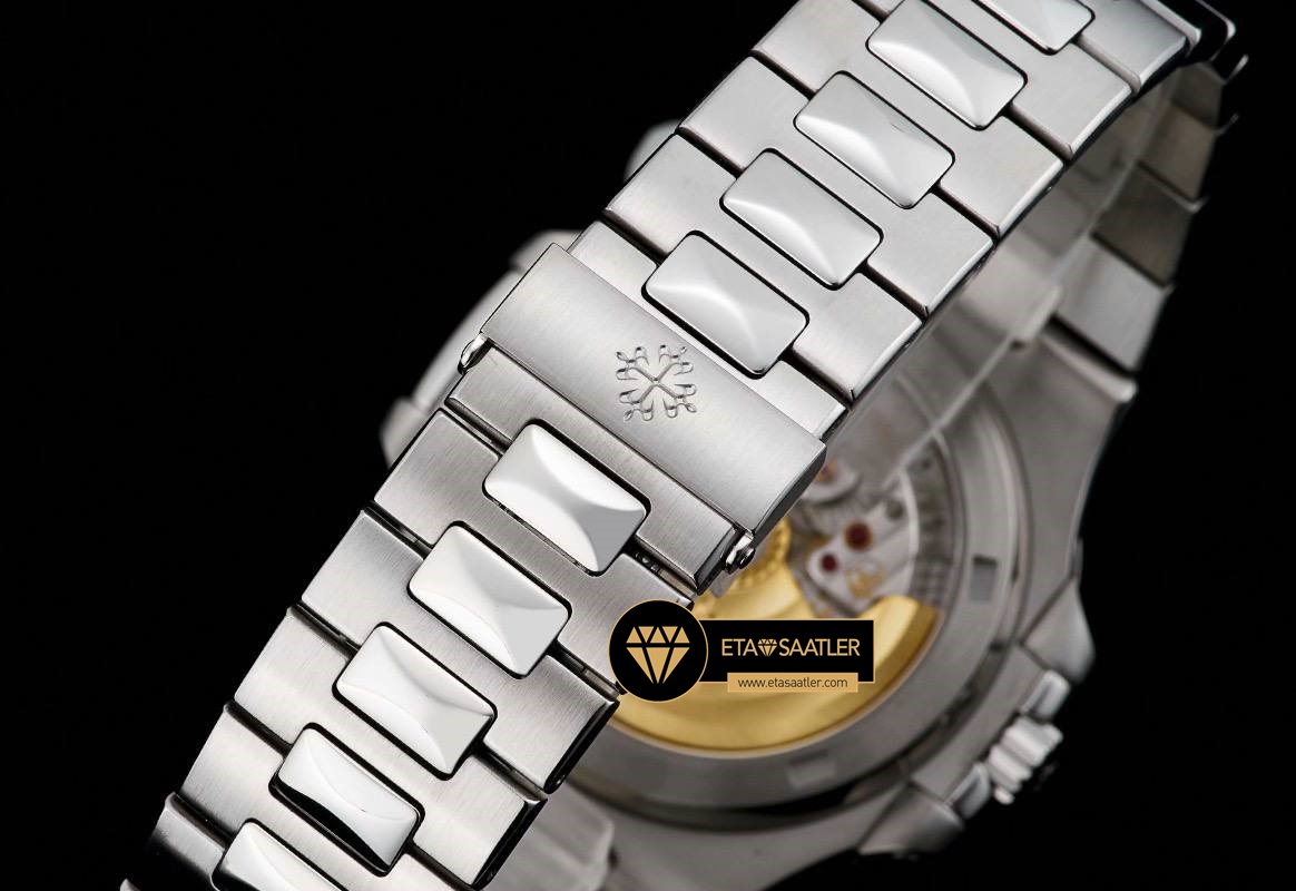 Patek Philippe Aquanaut 5167 Taşlı Bezel Siyah Kadran 40mm Super Clone ETA (7) Patek Philippe Aquanaut 5167 Taşlı Bezel Siyah Kadran 40mm Super Clone ETA