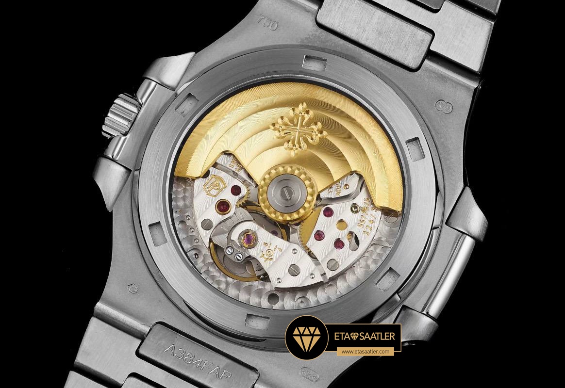 Patek Philippe Aquanaut 5167 Taşlı Bezel Siyah Kadran 40mm Super Clone ETA (8) Patek Philippe Aquanaut 5167 Taşlı Bezel Siyah Kadran 40mm Super Clone ETA
