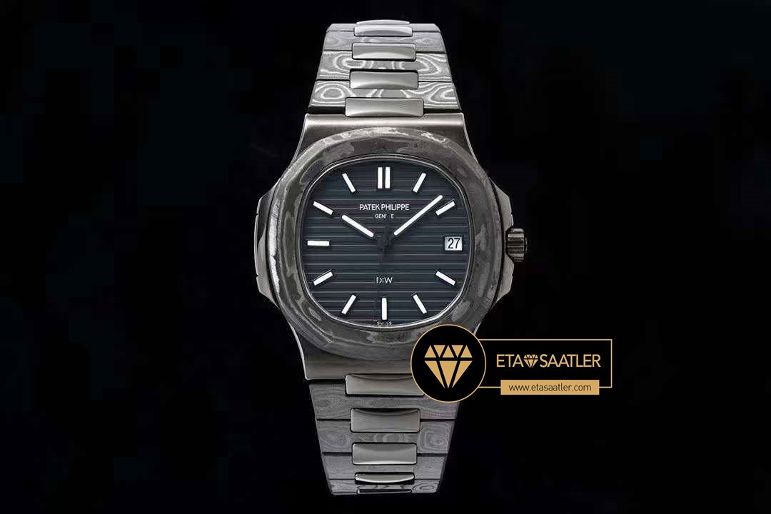 Patek Philippe Diw Nautilus Jumbo 5711 Karbon Kasa Siyah Super Clone ETA