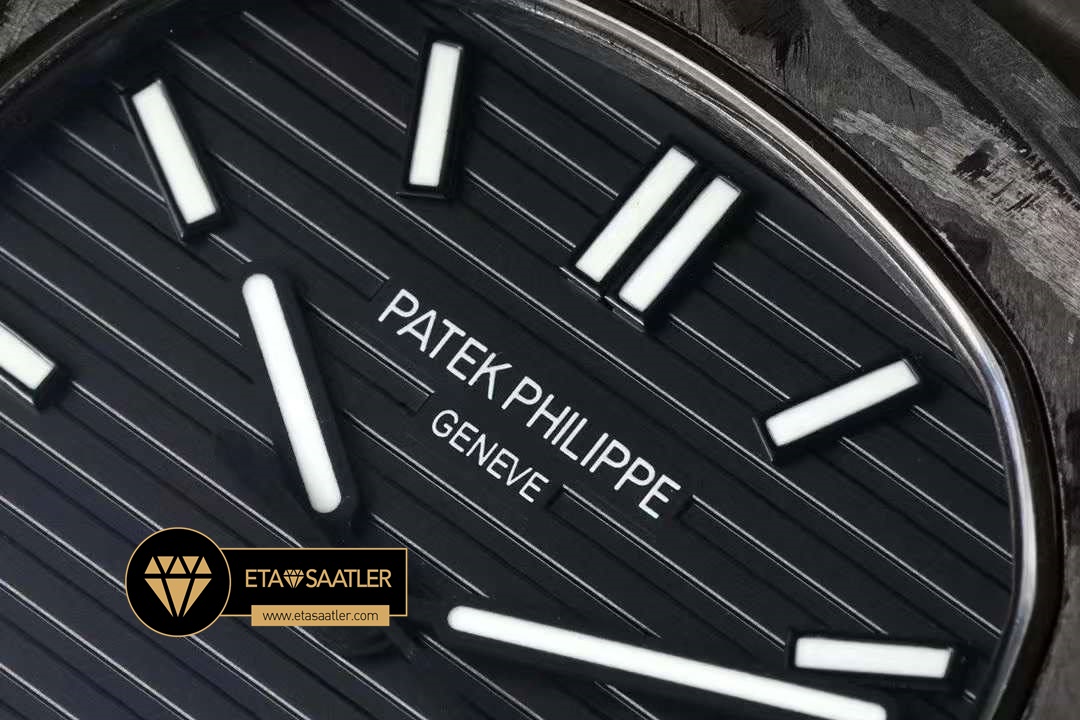 Patek Philippe Diw Nautilus Jumbo 5711 Karbon Kasa Siyah Super Clone ETA