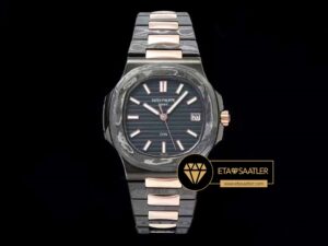 Patek Philippe Diw Nautilus Rose Jumbo 5711 Siyah Kadran Super Clone ETA