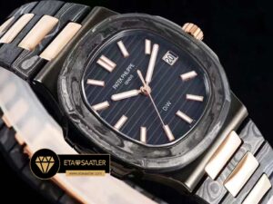 Patek Philippe Diw Nautilus Rose Jumbo 5711 Siyah Kadran Super Clone ETA