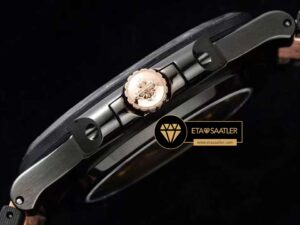 Patek Philippe Diw Nautilus Rose Jumbo 5711 Siyah Kadran Super Clone ETA