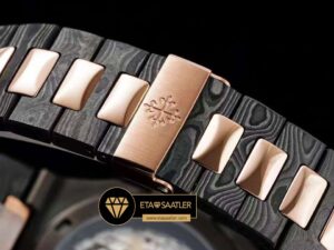 Patek Philippe Diw Nautilus Rose Jumbo 5711 Siyah Kadran Super Clone ETA