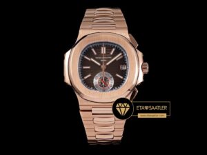 Patek Philippe Nautilus 5980 Rose Fyback Chronograph Super Clone ETA