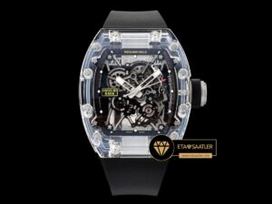 Richard Mille RM35-01 Karbon DLC Safir Cam Kasa SONIC V2 ETA