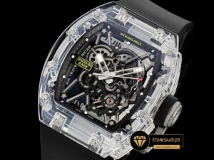 Richard Mille RM35-01 Karbon DLC Safir Cam Kasa SONIC V2 ETA