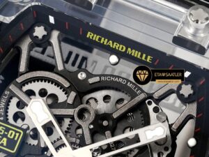 Richard Mille RM35-01 Karbon DLC Safir Cam Kasa SONIC V2 ETA