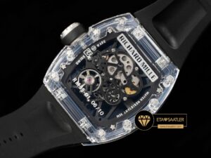 Richard Mille RM35-01 Karbon DLC Safir Cam Kasa SONIC V2 ETA