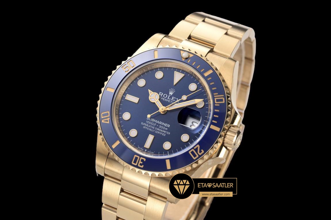 Rolex 41mm Submariner Clean 126610LB Seramik Mavi Çerçeve 3235 Super Clone ETA