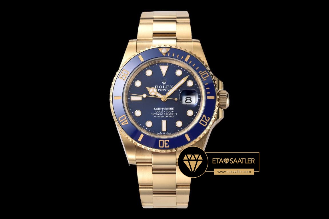 Rolex 41mm Submariner Clean 126610LB Seramik Mavi Çerçeve 3235 Super Clone ETA