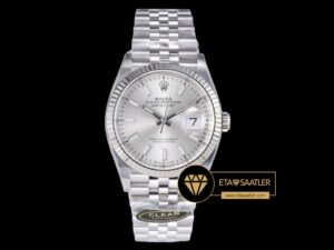 Rolex Datejust 126234 Gümüş Kadran Jubile 36mm Clean Factory 3235 Super Clone ETA