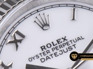 Rolex Datejust 126234 Roma Rakamlı Beyaz Kadran 36mm Clean Factory 3235 Super Clone ETA