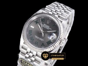 Rolex Datejust 126234 Roma Rakamlı Gri Kadran 36mm Clean Factory 3235 Super Clone ETA