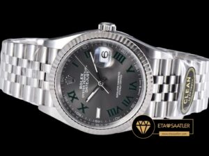 Rolex Datejust 126234 Roma Rakamlı Gri Kadran 36mm Clean Factory 3235 Super Clone ETA