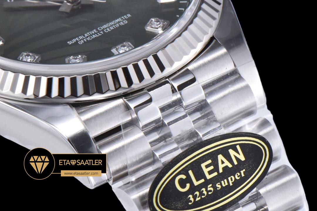 Rolex Datejust 126234 Taşlı Palmiye Kadran 36mm Clean Factory 3235 Super Clone ETA