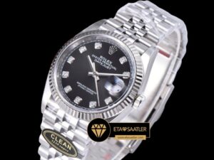 Rolex Datejust 126234 Taşlı Siyah Kadran 36mm Clean Factory 3235 Super Clone ETA