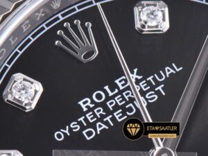 Rolex Datejust 126234 Taşlı Siyah Kadran 36mm Clean Factory 3235 Super Clone ETA