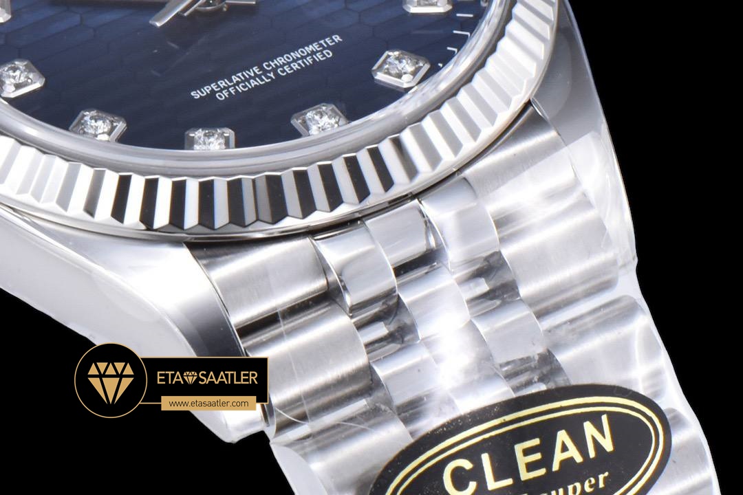 Rolex Datejust 126234 Yiv Motofli Taşlı Mavi Kadran 36mm Clean Factory Super Clone ETA