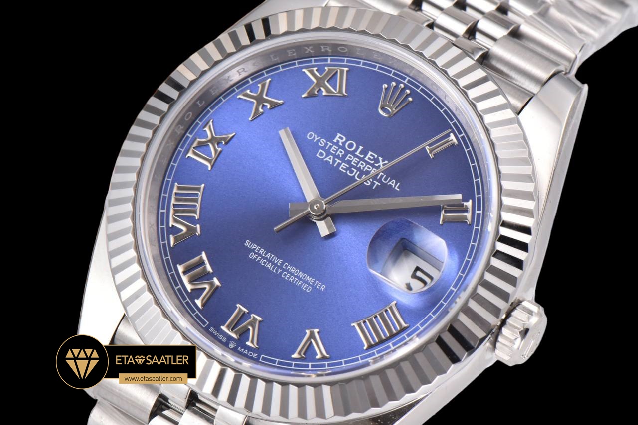 Rolex Datejust 126334 Azure Mavi 41mm 3235 V2 Super Clone ETA