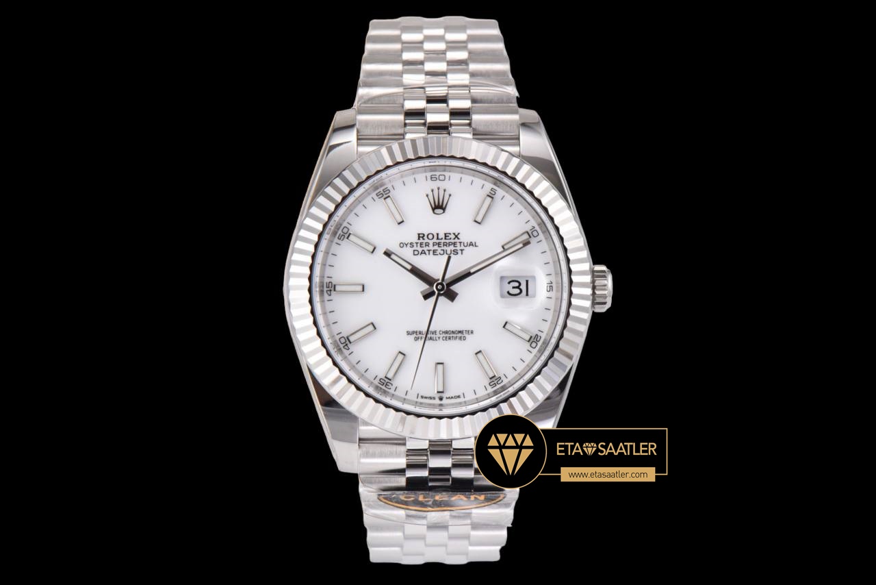 Rolex Datejust 126334 Beyaz Kadran 41mm Clean 3235 V2 Super Clone ETA