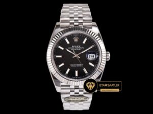 Rolex Datejust 126334 Jubile Siyah Kadran Clean 3235 V2 Super Clone ETA