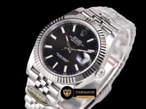 Rolex Datejust 126334 Jubile Siyah Kadran Clean 3235 V2 Super Clone ETA