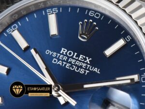 Rolex Datejust 126334 Mavi Kadran 41mm Jubile 3235 V2 Super Clone ETA