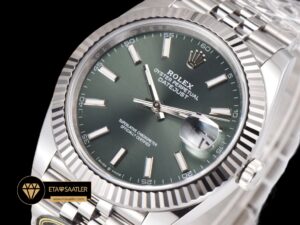 Rolex Datejust 126334 Mint Green 41mm 3235 V2 Super Clone ETA