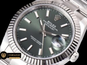 Rolex Datejust 126334 Oyster Mint Green Clean 3235 V2 Super Clone ETA