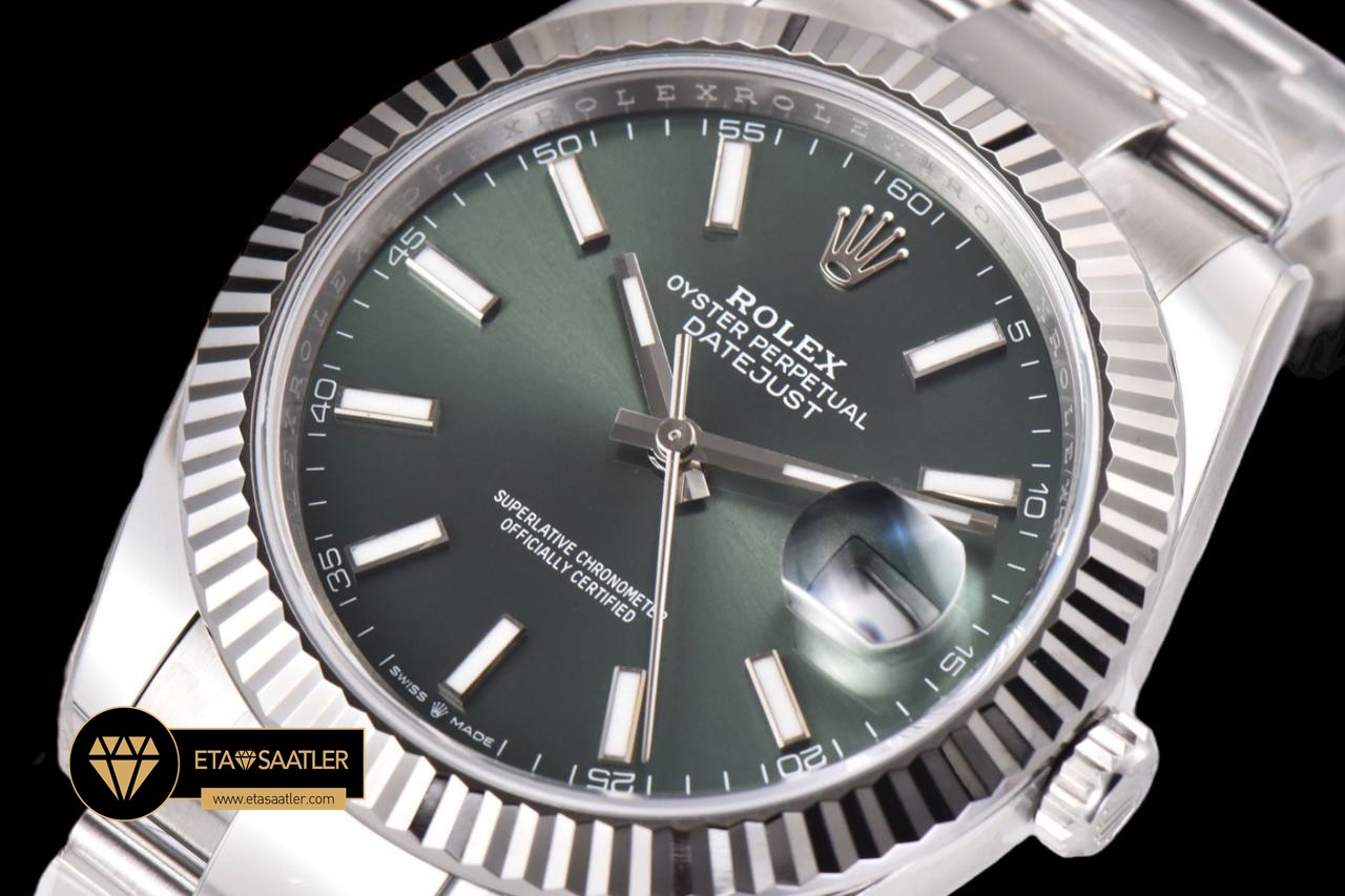 Rolex Datejust 126334 Oyster Mint Green Clean 3235 V2 Super Clone ETA