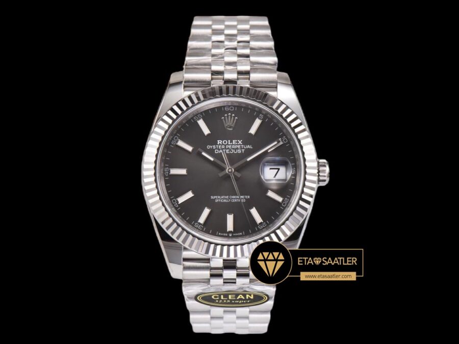Rolex Datejust 126334 Clean Factory Rhodium 41mm 3235 V2 Super Clone ETA