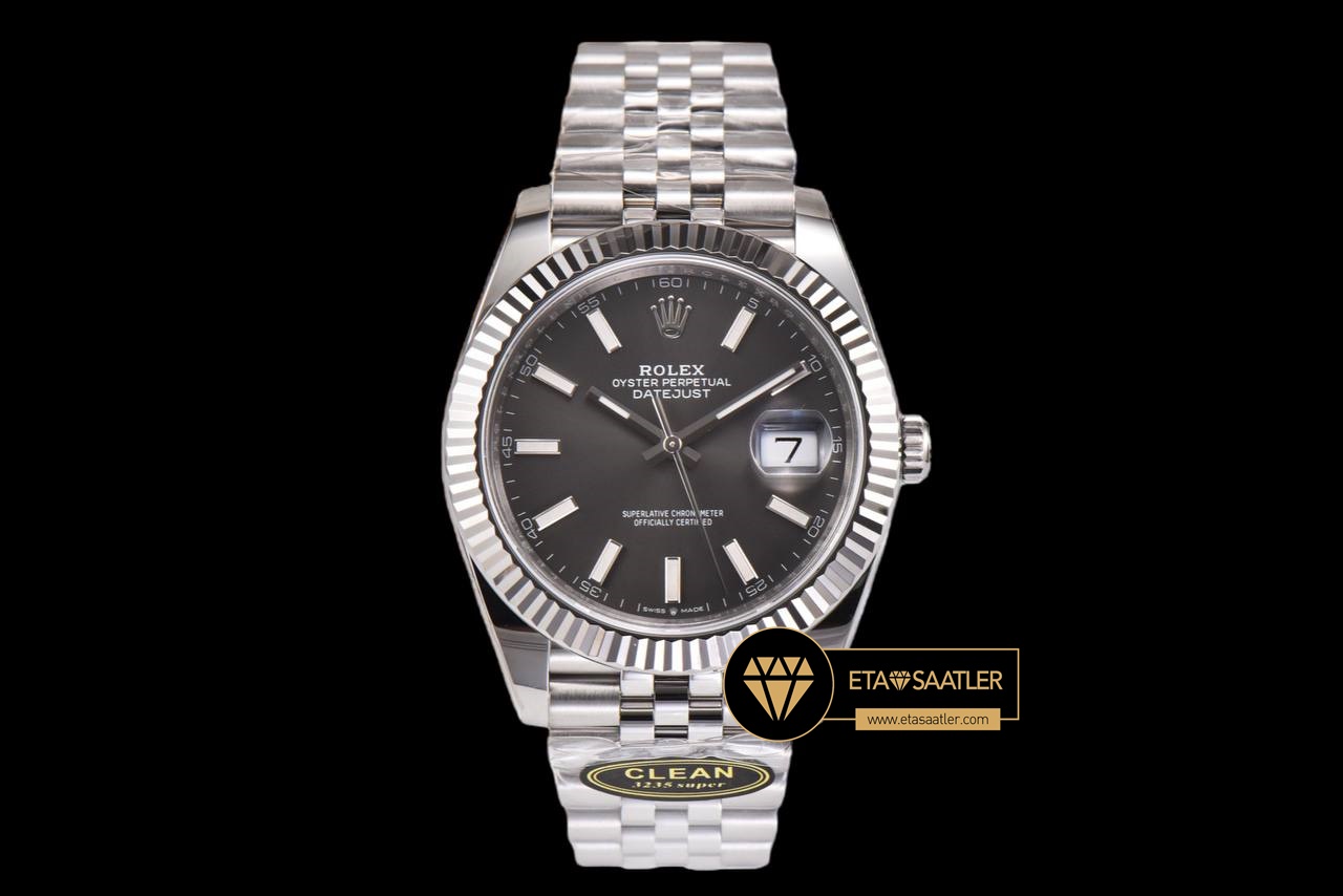 Rolex Datejust 126334 Clean Factory Rhodium 41mm 3235 V2 Super Clone ETA