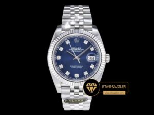 Rolex Datejust 126334 Taşlı Mavi Kadran Jubile 41mm Clean Factory 3235 Super Clone ETA