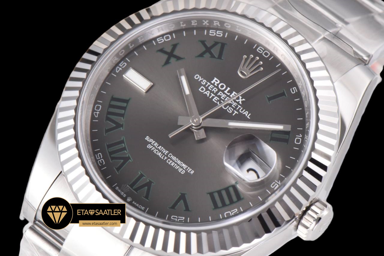 Rolex Datejust 126334 Wimbledon 41mm 3235 V2 Super Clone ETA