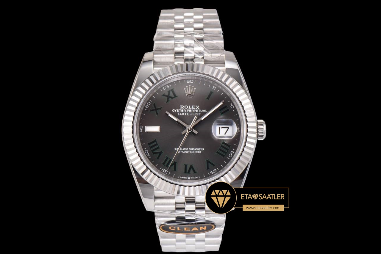 Rolex Datejust 126334 Wimbledon Jubile 41mm Clean Factory 3235 Super Clone ETA